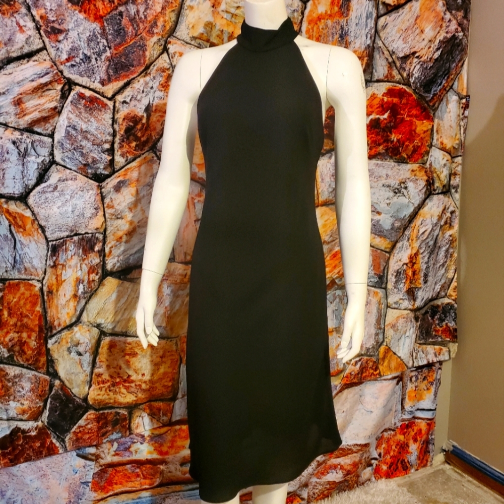 Jones wear dress, size 6 Black, 100% polyester